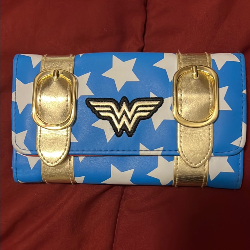Blue and Gold Star Wallet